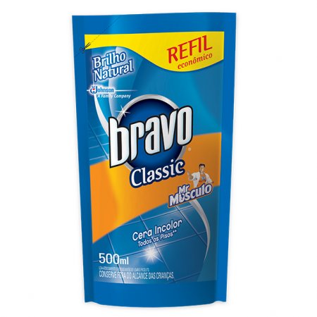 Bravo Cera Incolor Classic Refil 500ml