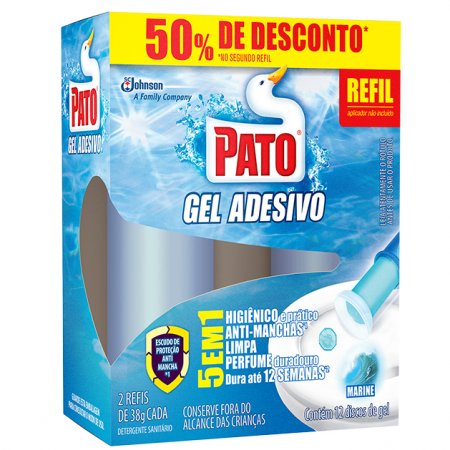 Pato Gel Adesivo Marine 12 Discos de Gel 50% de Desconto