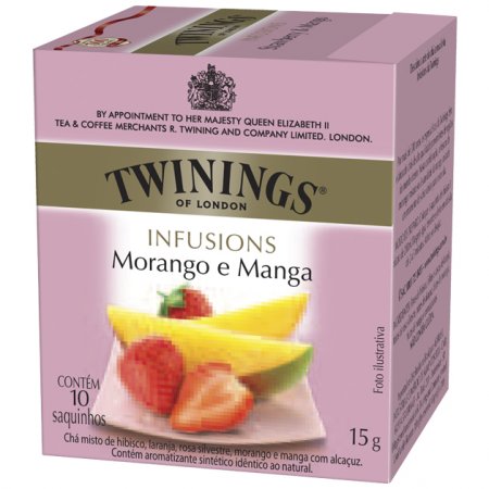 Chá Twinings sabor Morango e Manga 15g