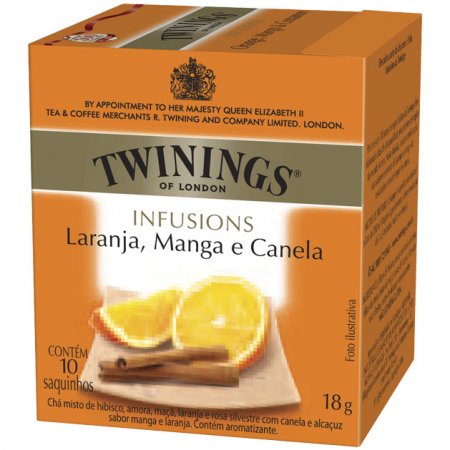 Chá Twinings sabor Laranja, Manga e Canela 18g