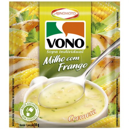 Sopa Individual sabor Milho com Frango 18g
